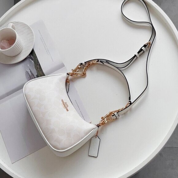 NWT coach Teri Shoulder Bag In Signature Canvas CA548 - Picture 2 of 7